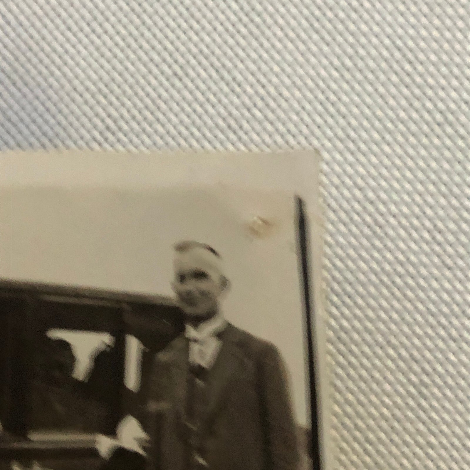 Vintage Photo Photograph Family Child with Antique Automobile Car - Tag AL22SM2
