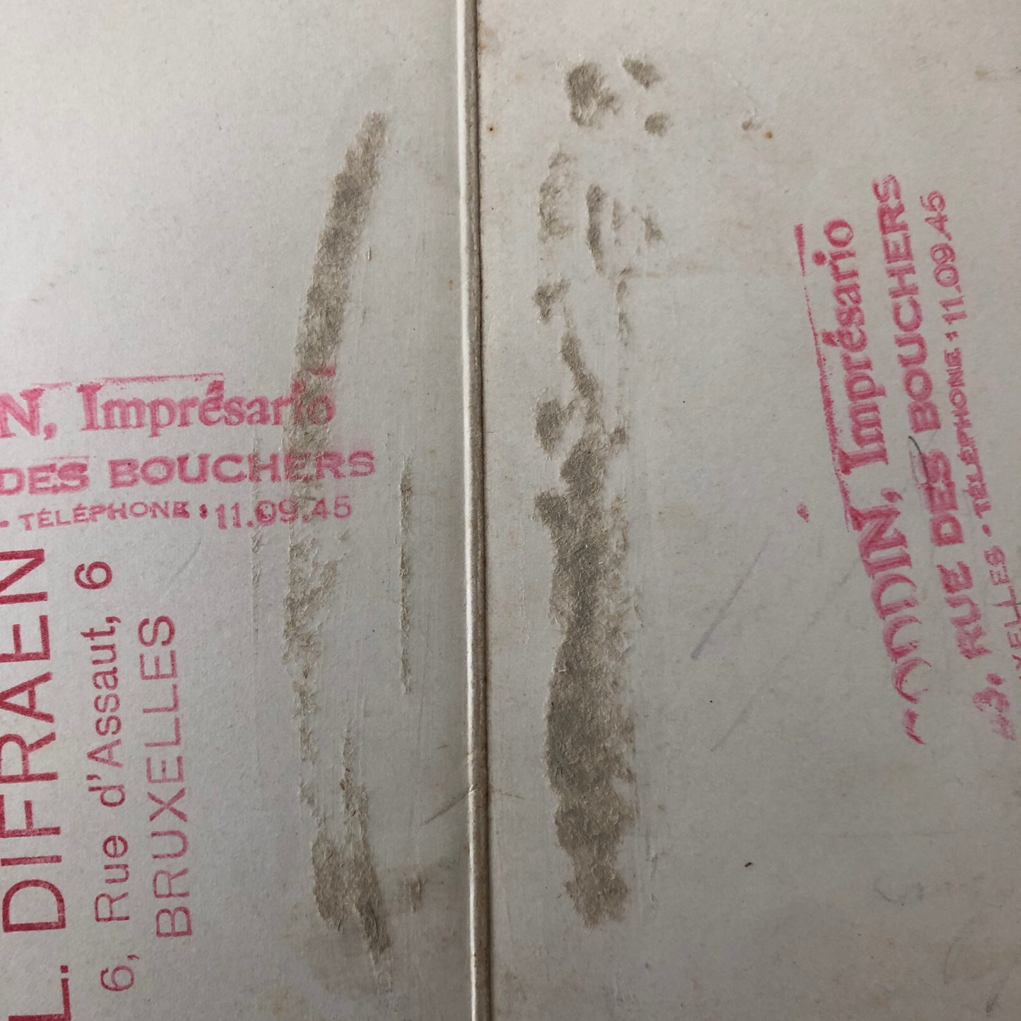 Circus Bicycle Act Photo Card Arnold & Delfini Comp Belgium Bike