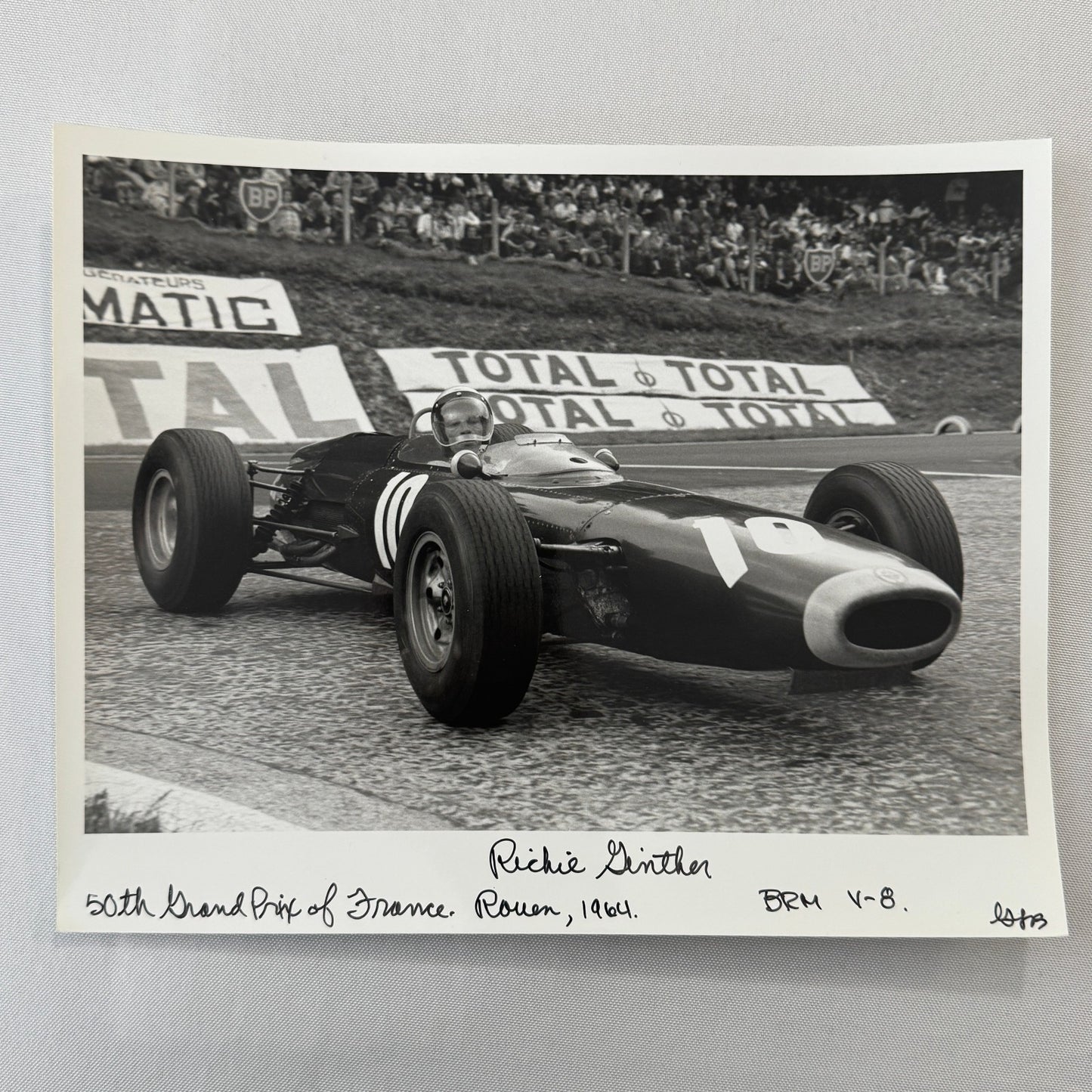 Richie Ginther BRM Racing Photo 1964 French Grand Prix Photograph Modern Print