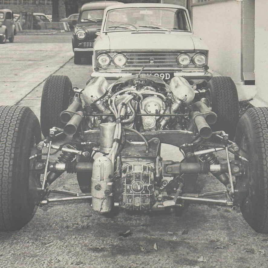 Vintage Cooper Maserati Racing Car Photograph Motorsports Photo Print