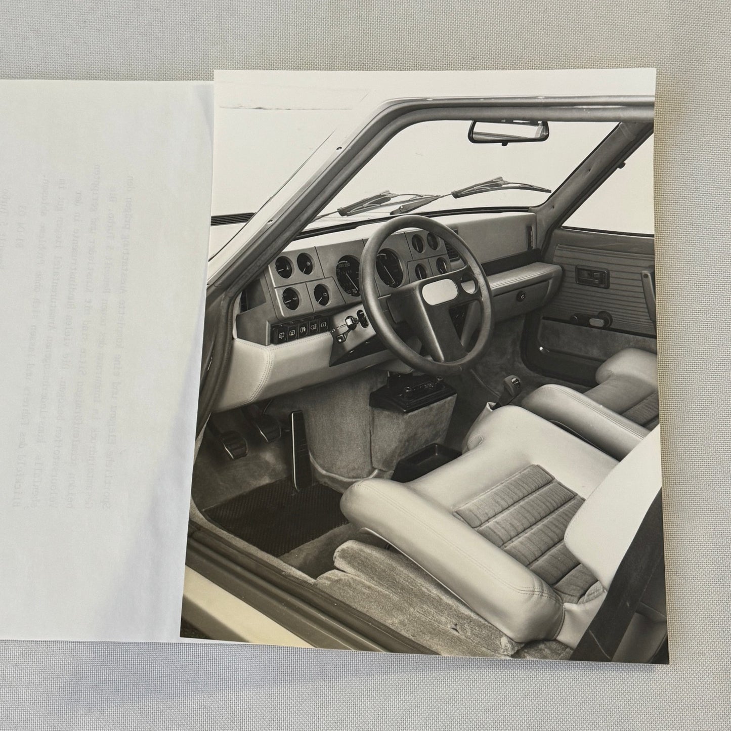 Renault 5 Turbo Car Factory Press Kit Photos Folder Hot Hatch GERMAN