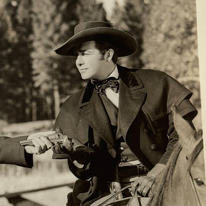 Vintage Movie Still Press Photo Photograph Western Movie Unidentified Actors