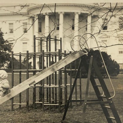 Press Photo Photograph President Franklin Roosevelt Grand Children Whitehouse