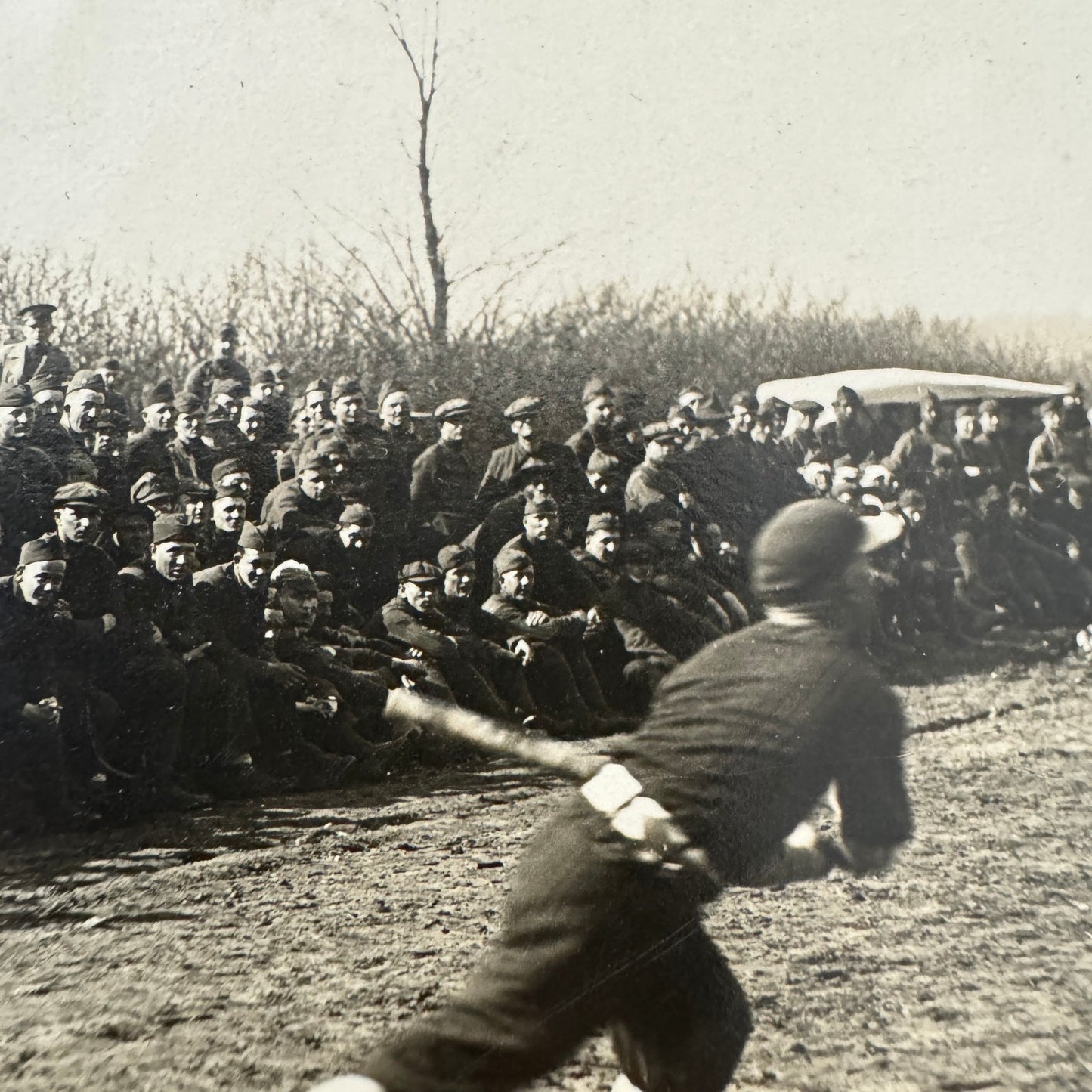 Vintage Amateur Baseball Player Game Photo Photograph Print