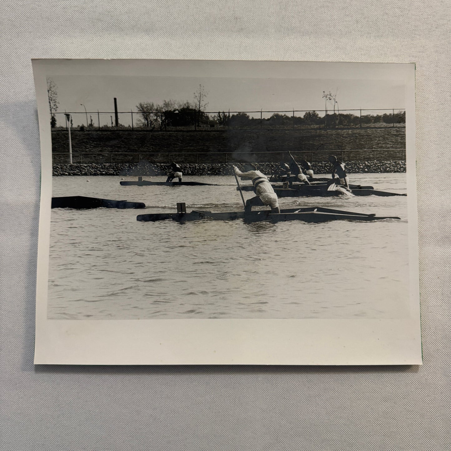Rowing Boat Race Racing Canoe Photo Photograph Print