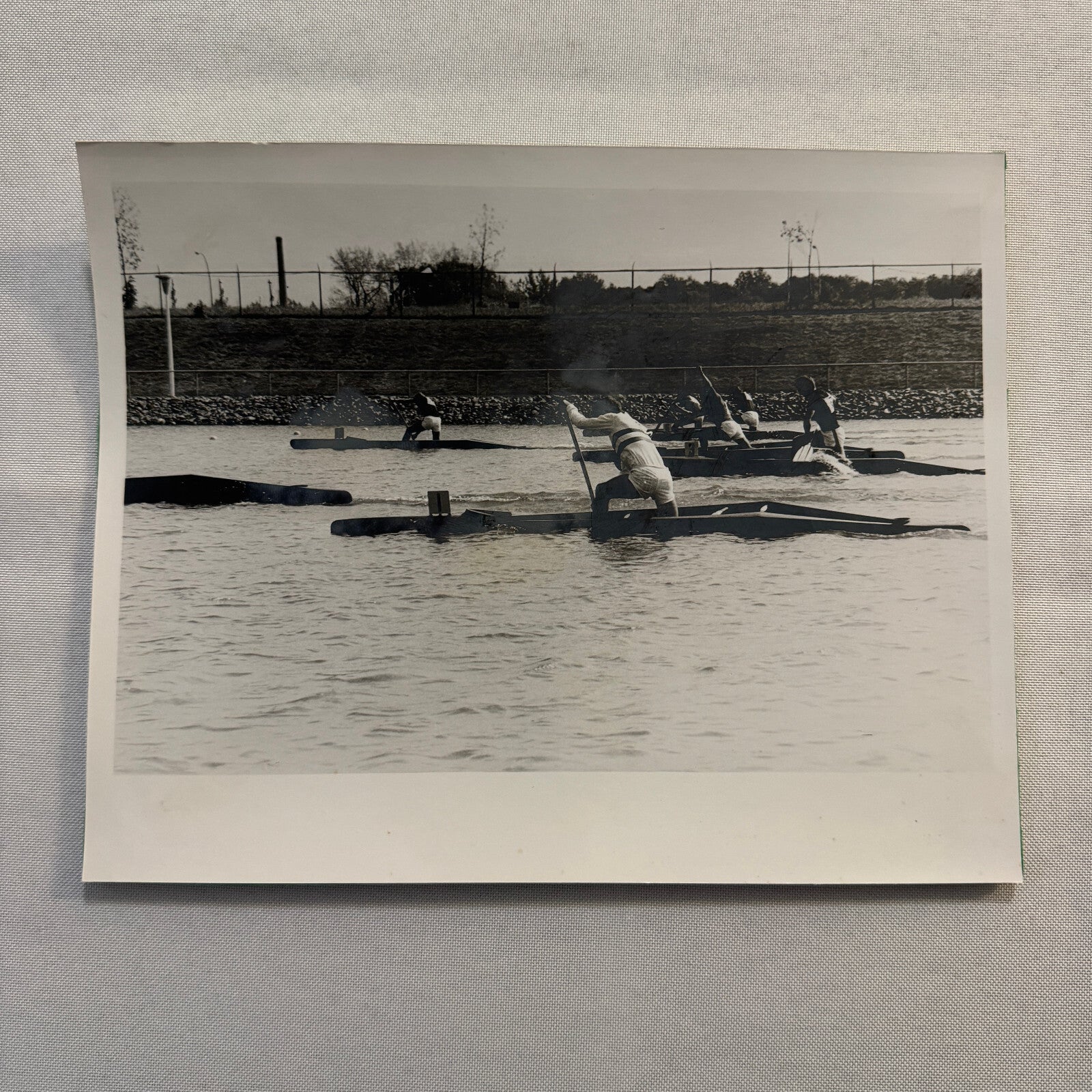 Rowing Boat Race Racing Canoe Photo Photograph Print