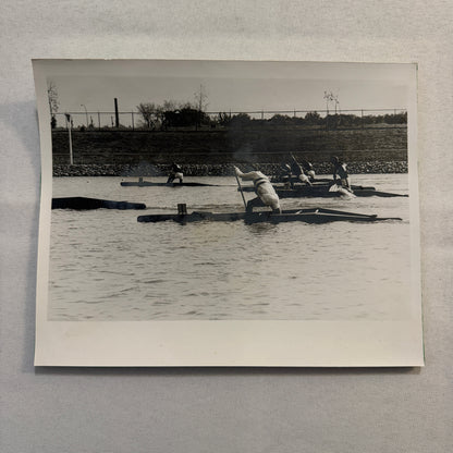 Rowing Boat Race Racing Canoe Photo Photograph Print