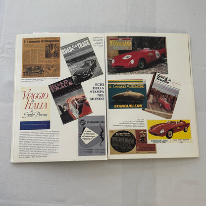 Stanguellini Racing Car Motorsport History Brochure Book 1998 Italian Text