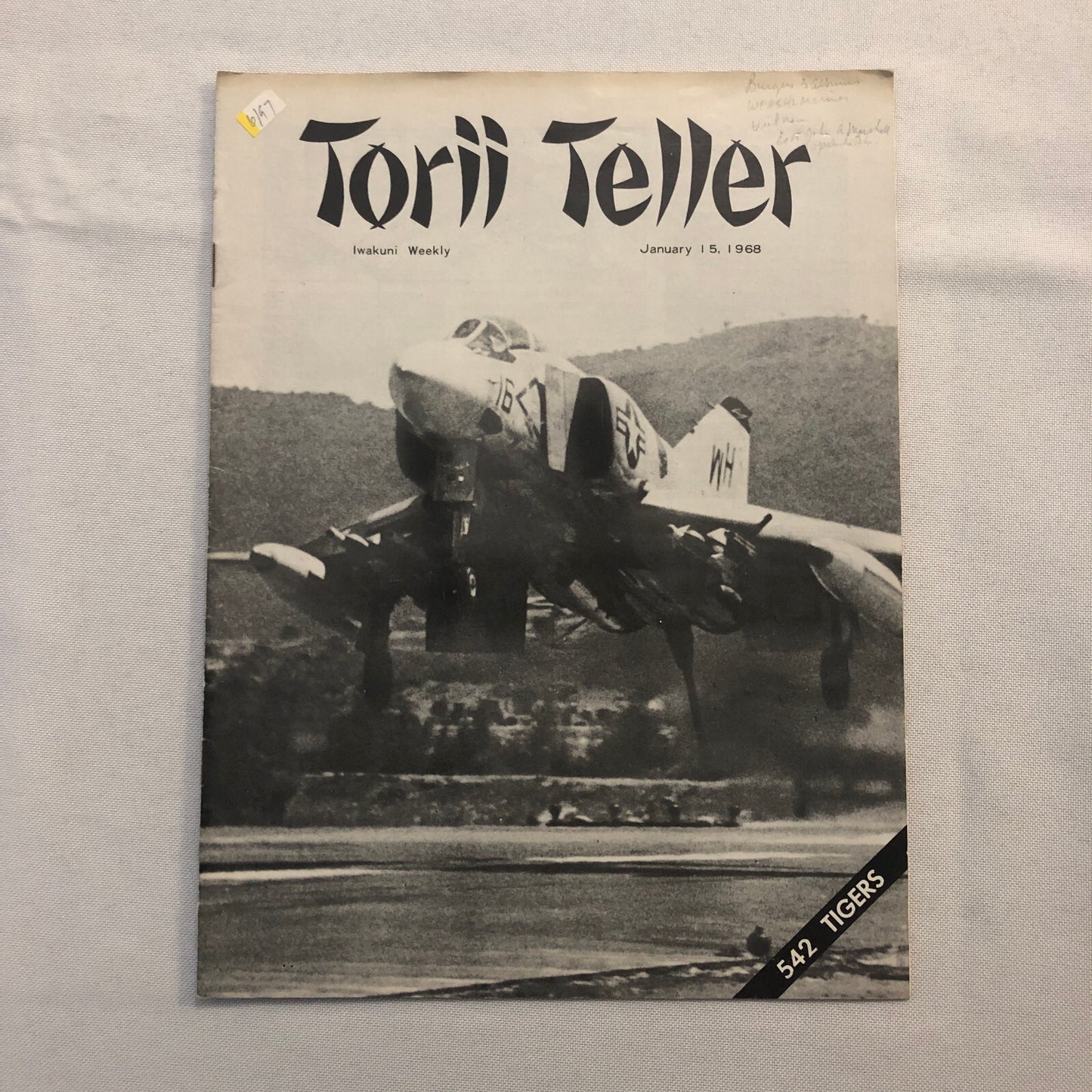 Torii Teller Marine Air Corps Military Magazine Japan January 1968