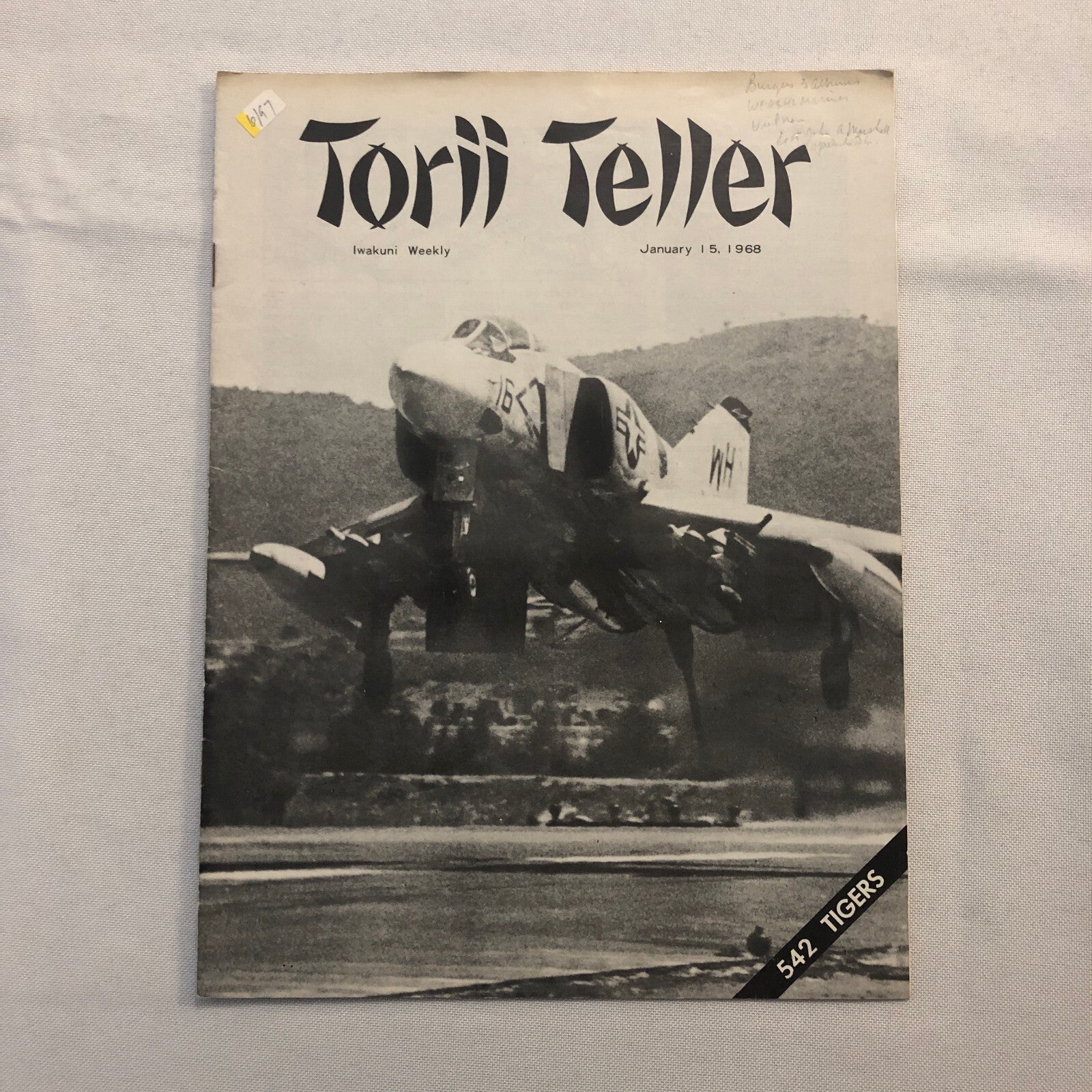 Torii Teller Marine Air Corps Military Magazine Japan January 1968