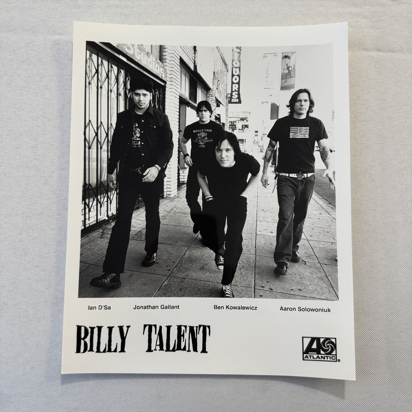 Billy Talent Music Publicity Press Photo Photograph Band