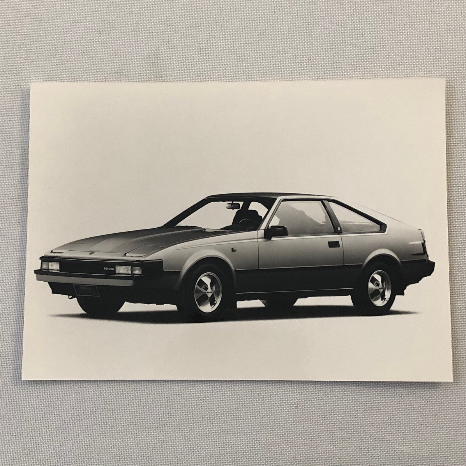 Toyota Celica Supra Turbo Car Factory Press Photo Photograph Print