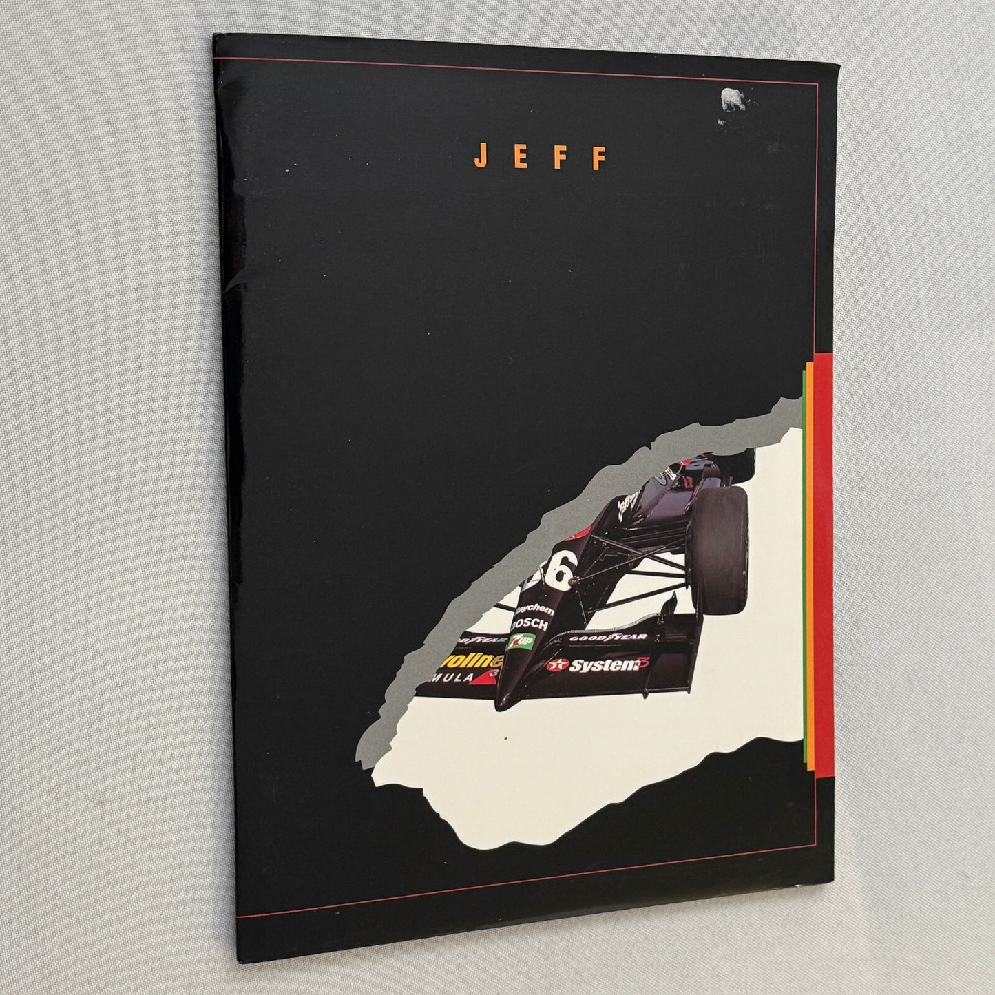 Jeff Andretti Texaco Havoline Racing Press Kit Brochure 1991 Mario Andretti