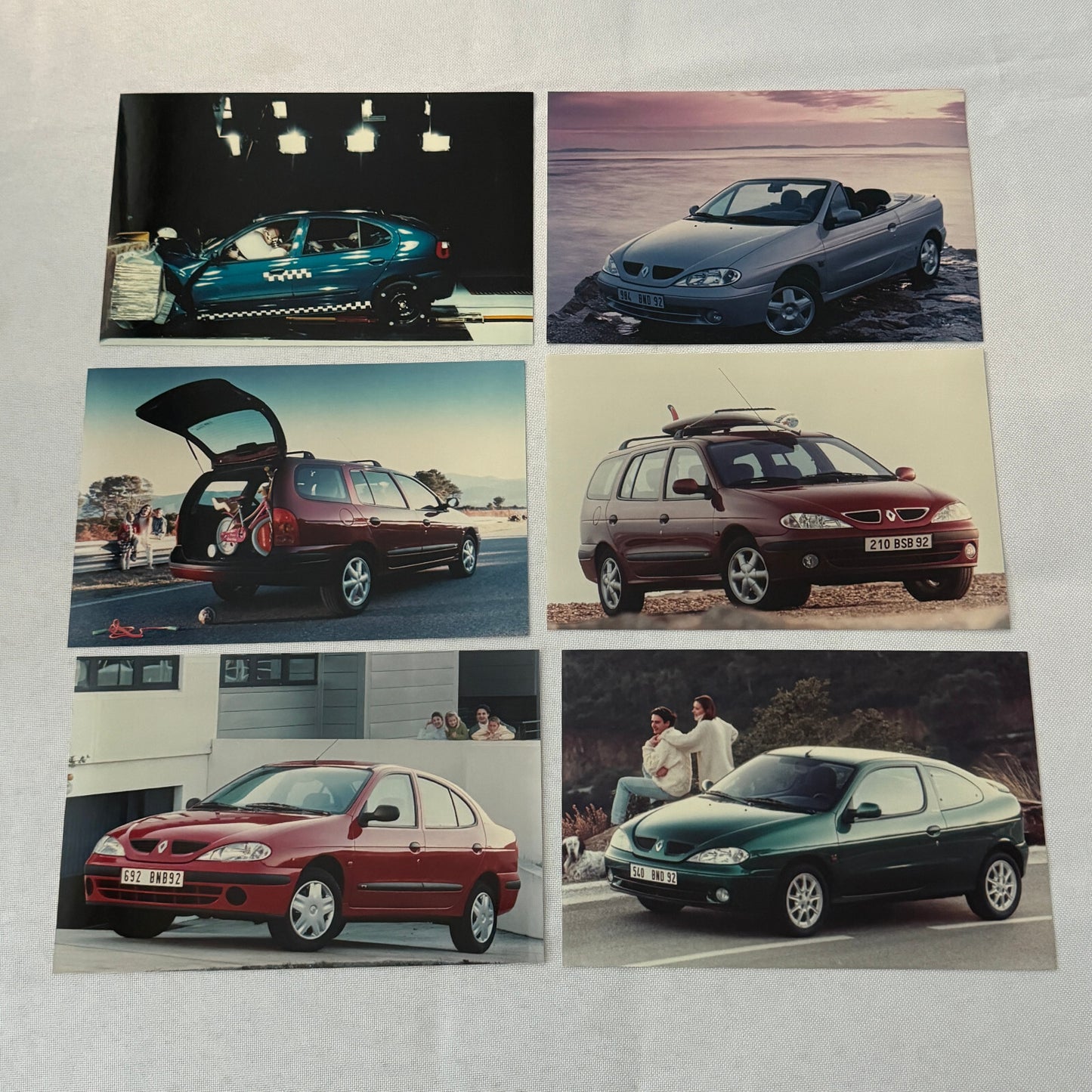 Renault Megane Car Press Kit Brochure Photos German Language Convertible Wagon +