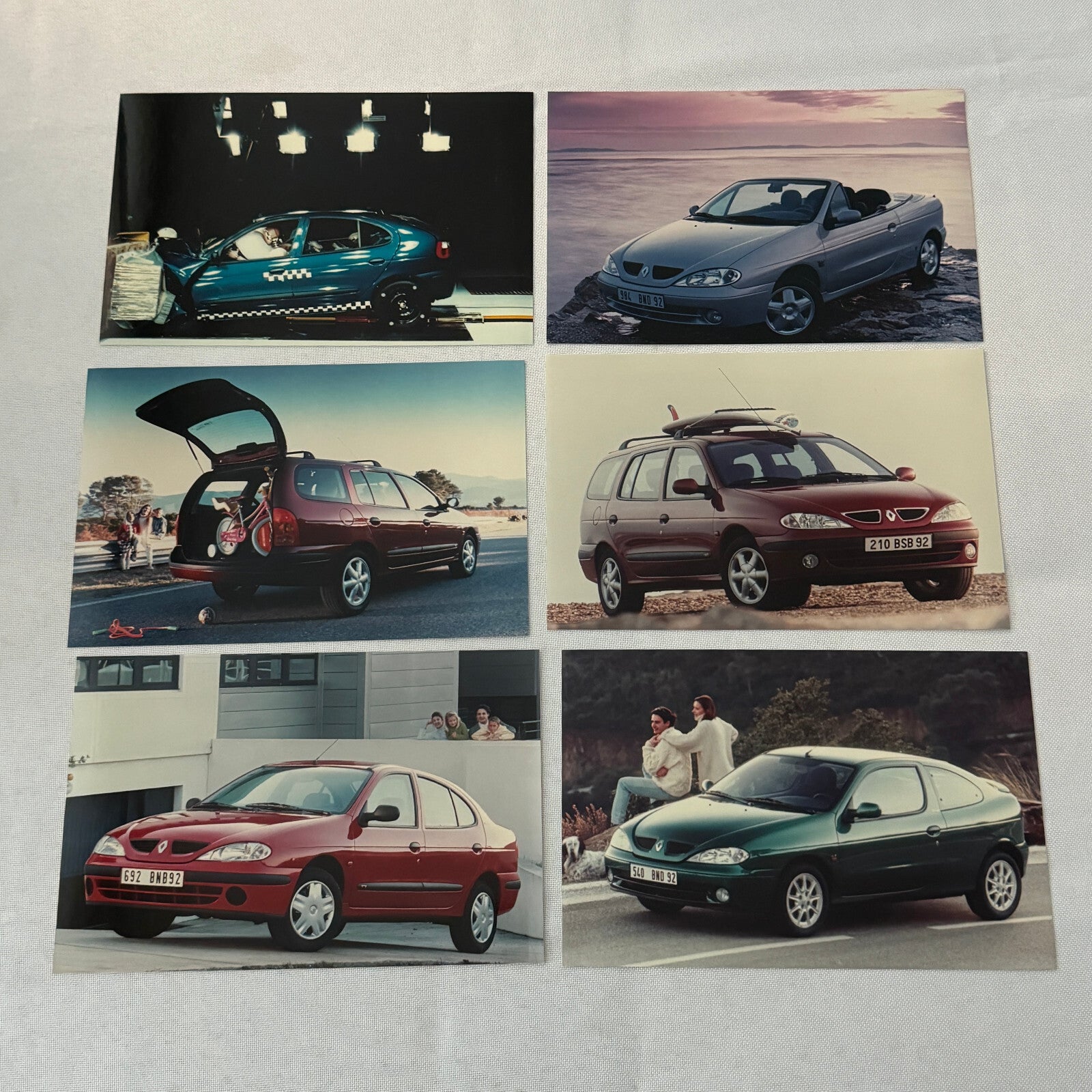 Renault Megane Car Press Kit Brochure Photos German Language Convertible Wagon +