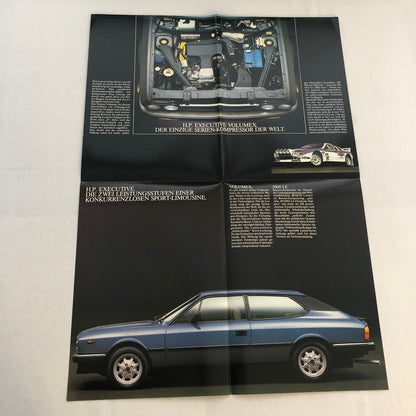 Lancia Beta HP Executive Car Sales Brochure Catalog German Text