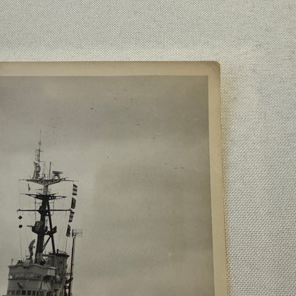 Royal Canadian Navy Military Ship Photo Photograph Vintage