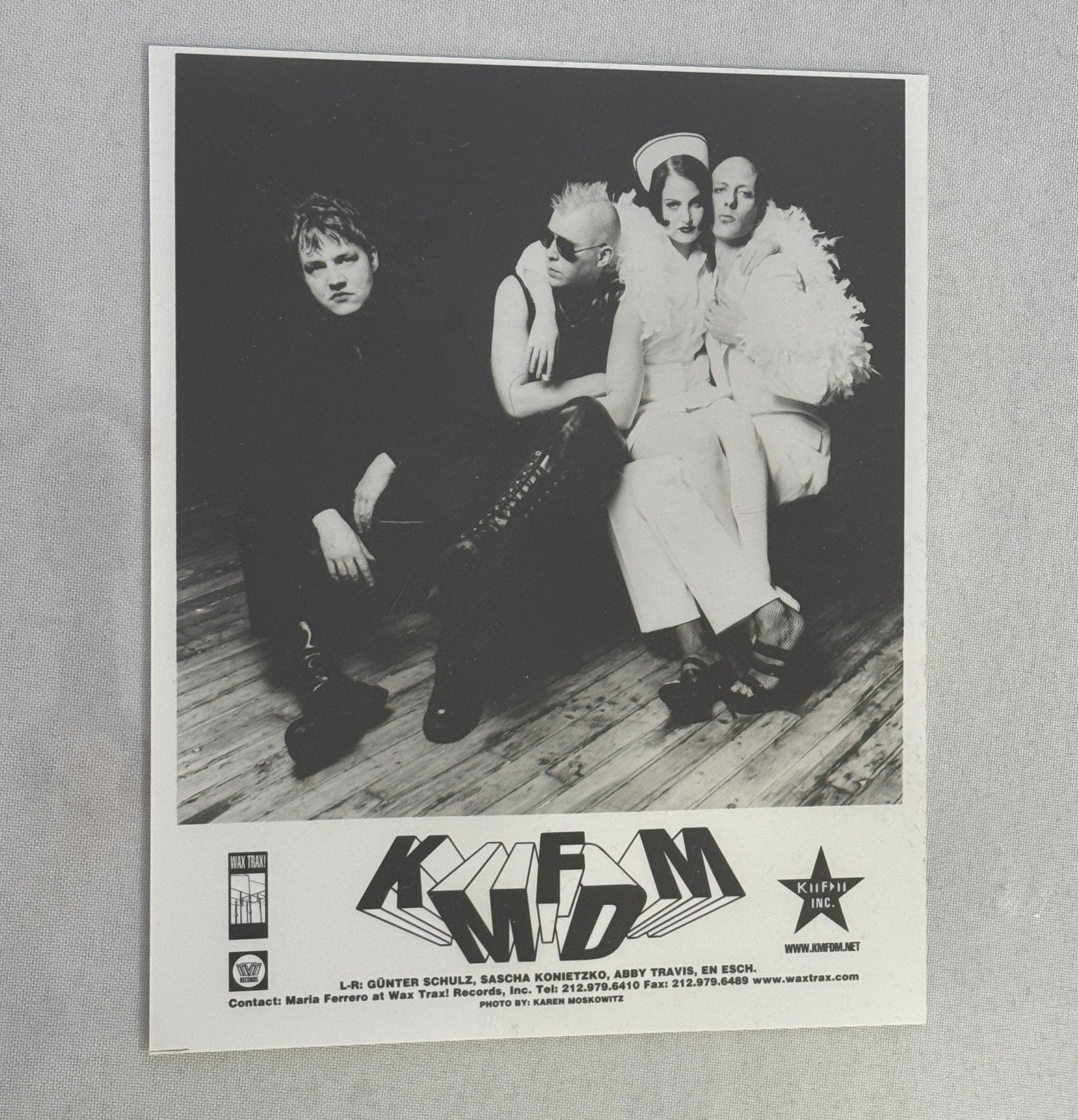 KMFDM Music Publicity Press Photo Photograph