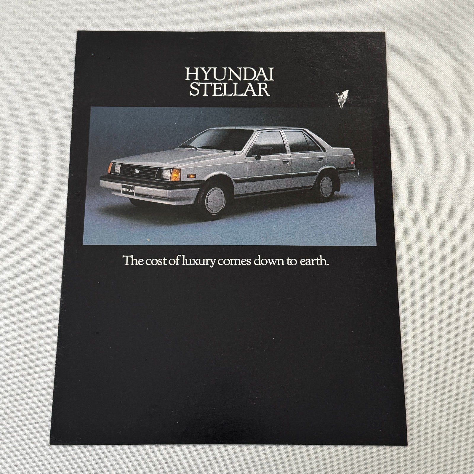 Vintage Hyundai Stellar Car Sales Brochure Folder Canadian Market