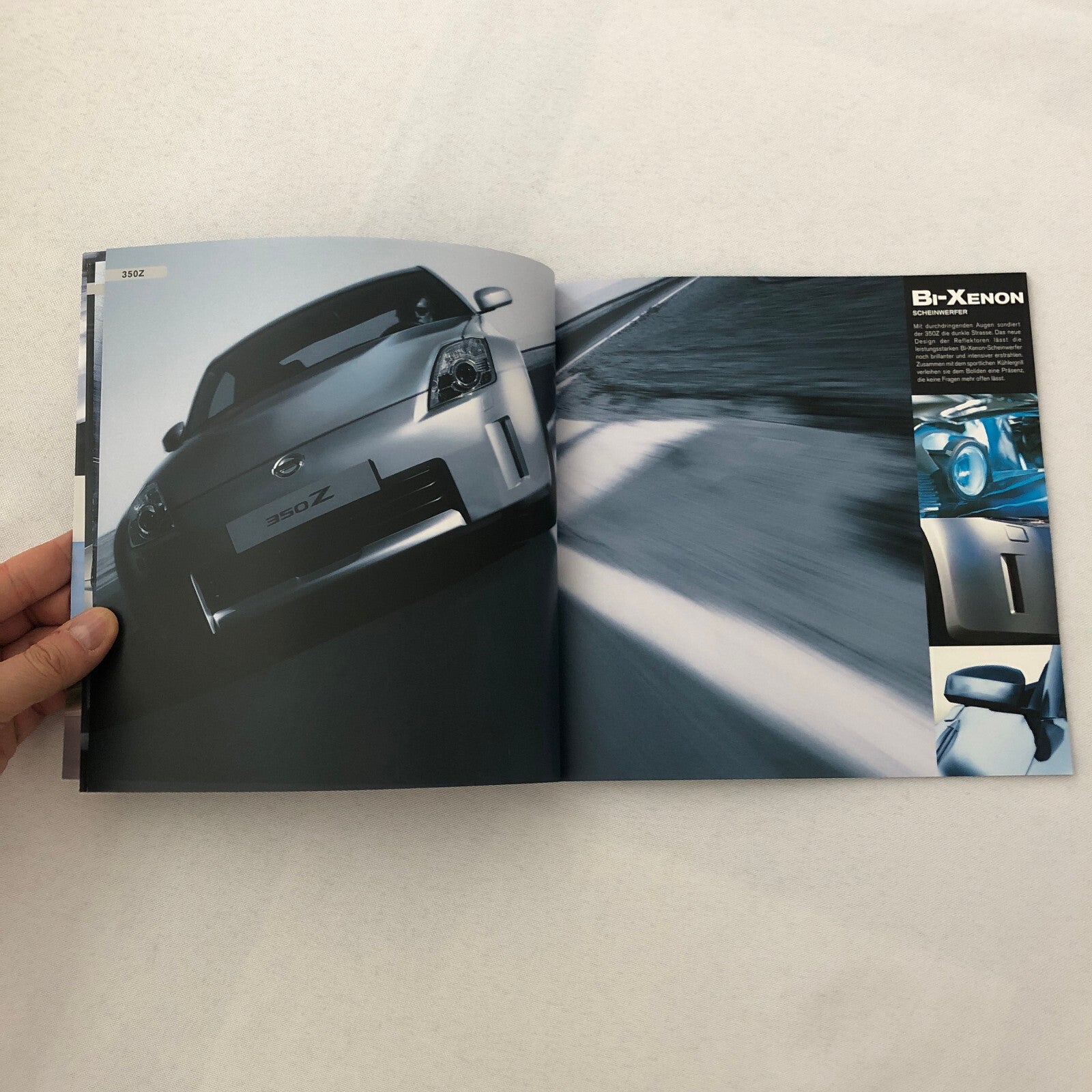 Nissan 350Z 350 Z Coupe and Roadster Car Sales Brochure Catalog GERMAN Text 2007