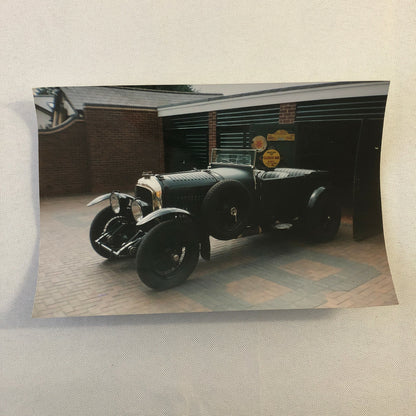 Vintage 1929 Bentley 4 1/2 Litre Car Photo Photograph Print Lot of 2