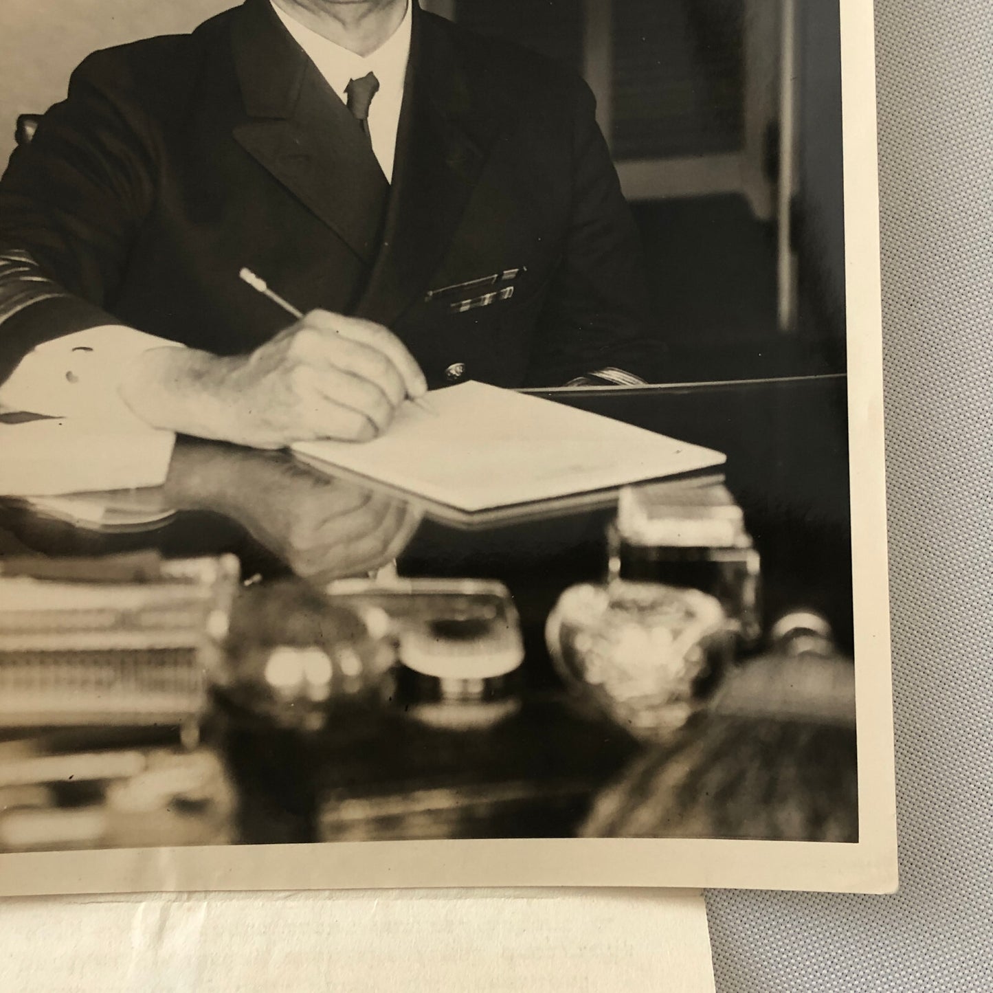 Press Photo Photograph Navy Admiral Robert E Coontz Commander Keystone Photo