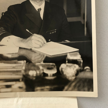 Press Photo Photograph Navy Admiral Robert E Coontz Commander Keystone Photo