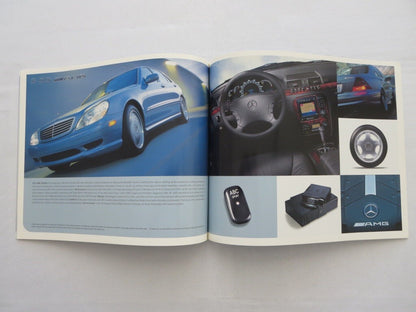 2002 Mercedes S Class Sales Brochure Catalog S430 S500 S55 AMG S600
