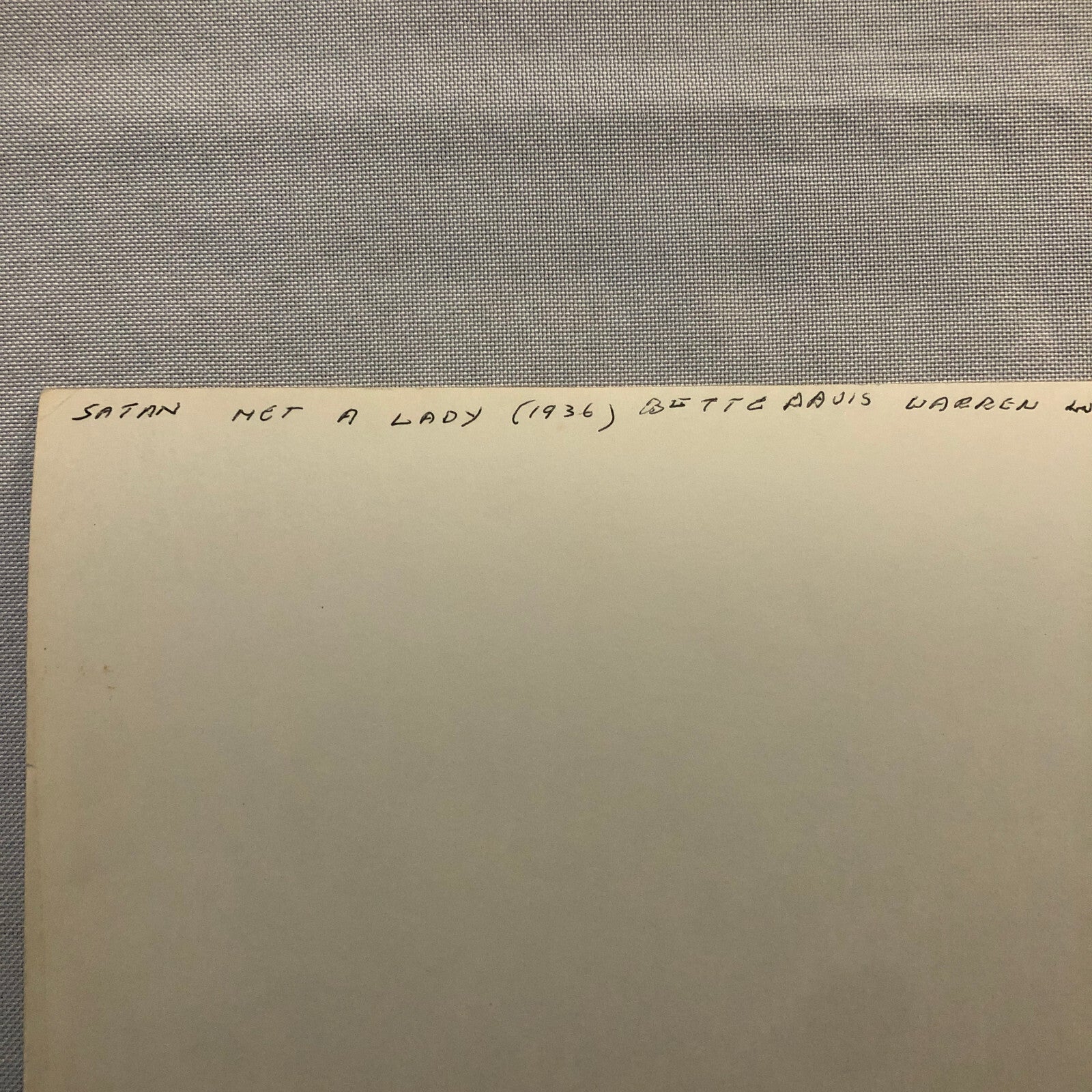 Satan Met a Lady Bette Davis Warren Williams Movie Film Photo Photograph Print