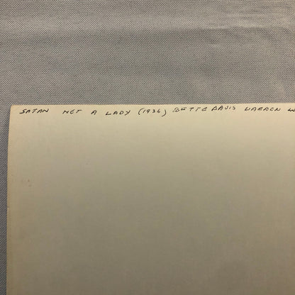 Satan Met a Lady Bette Davis Warren Williams Movie Film Photo Photograph Print