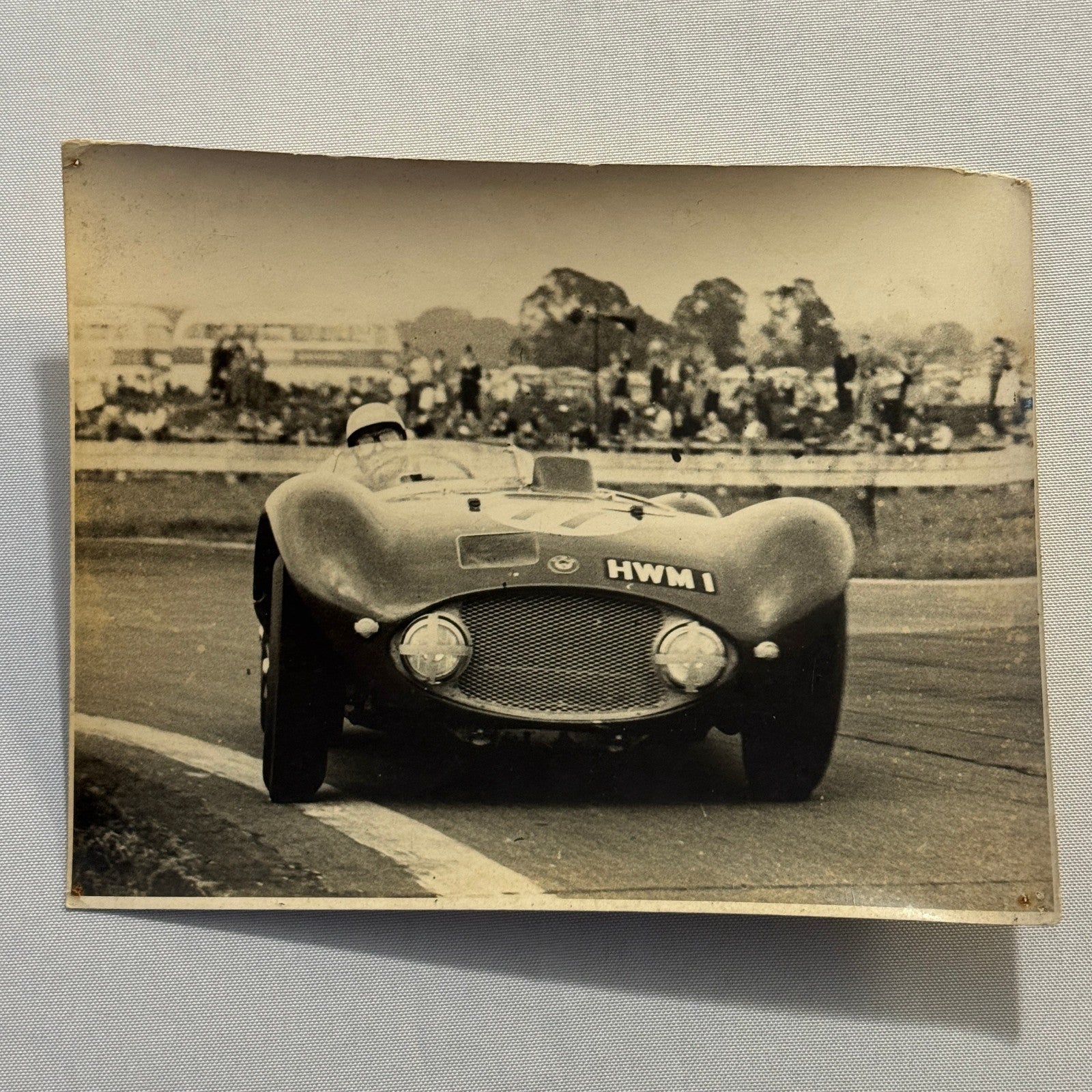 Vintage Racing Photo Goodwood BARC Race 1956 HWM 1 Jaguar Noel Cunningham Reid