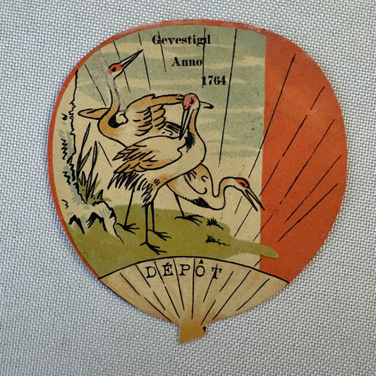 Vintage Trade Card Amsterdam Netherlands Dutch Birds