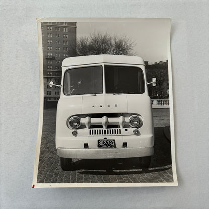 Vintage Ford Delivery Van Photo Photograph Maryland Plate Baltimore