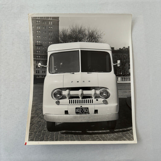 Vintage Ford Delivery Van Photo Photograph Maryland Plate Baltimore