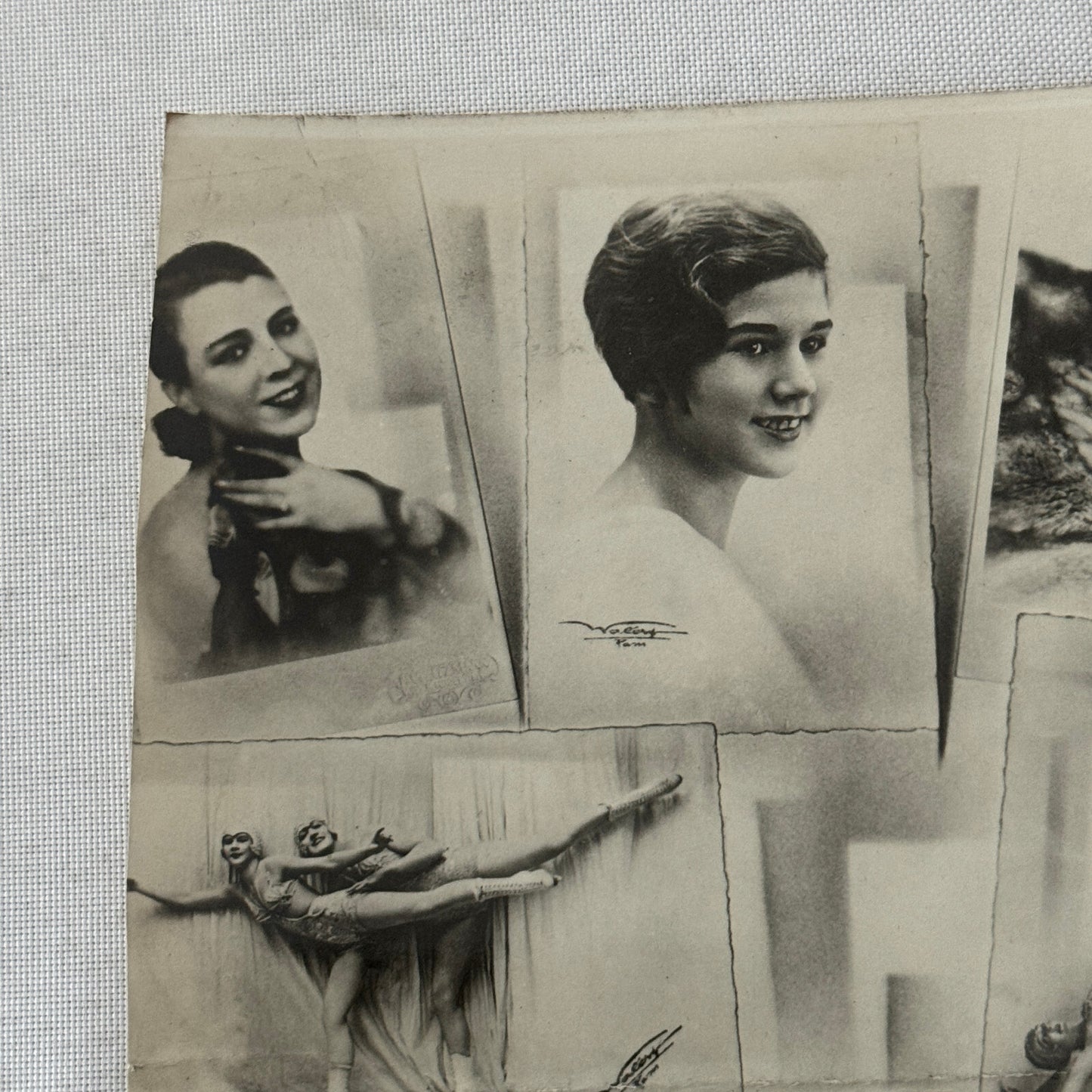 Vintage Circus Ice Skating Dancer Photo Photograph Print Skater Ice Dance