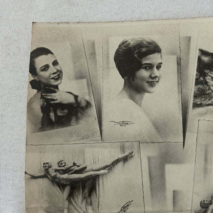 Vintage Circus Ice Skating Dancer Photo Photograph Print Skater Ice Dance