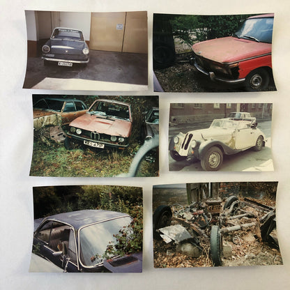 Vintage BMW Barn Find Junk Yard Car Part Photo Photograph Lot of 25 - 329 501 +