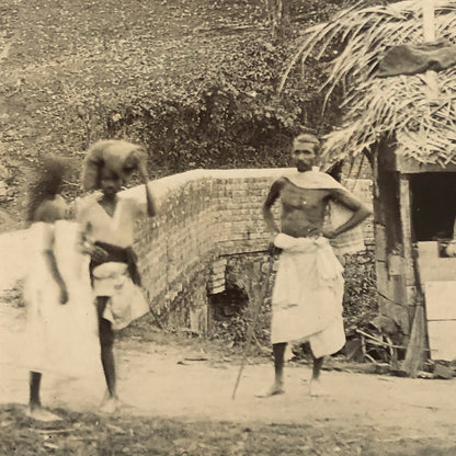 Vintage Photo Post Card Victorian Car Real Photo Postcard RPPC India Sri Lanka ?