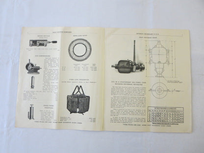 1909 Gray Motor Company Boat & Engine Accessory Sales Brochure Catalog 