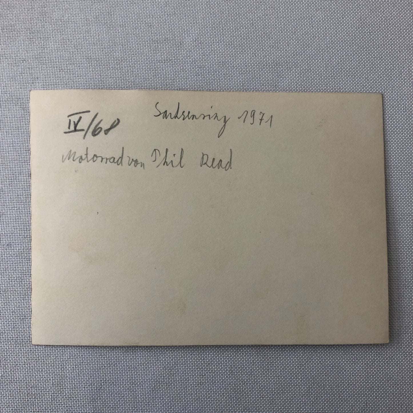 Vintage Motorcycle Racing Photo photograph Yamaha Bike Phil Read 1971