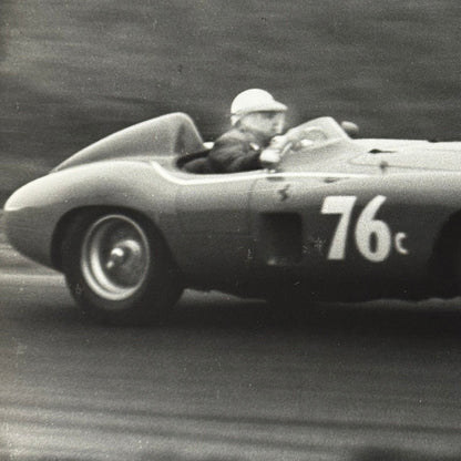 Ferrari Racing Photo Photograph Motorsport Race Vintage Image Modern Print