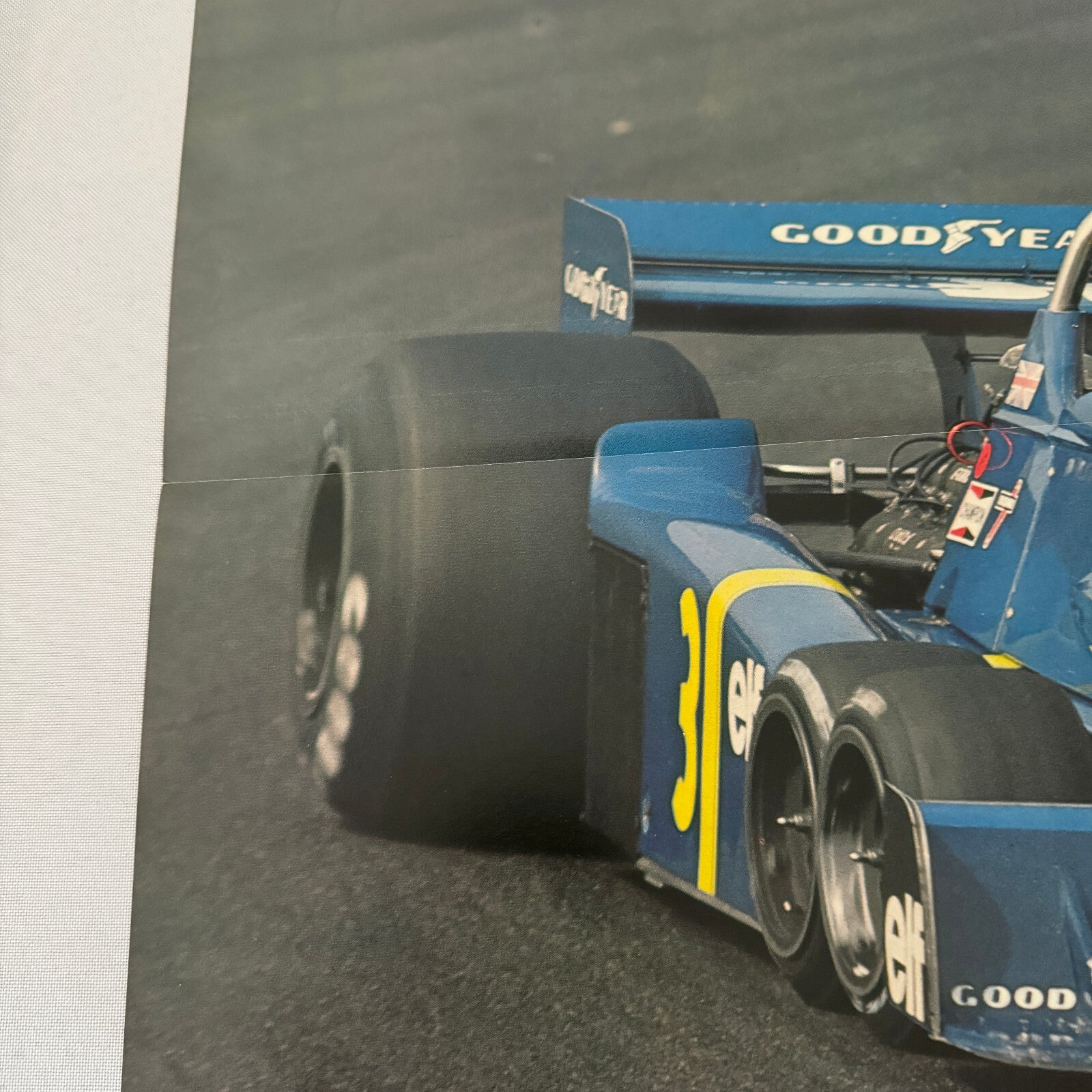 Tyrrel P34 Renault ELF Racing Car Jody Scheckter Poster
