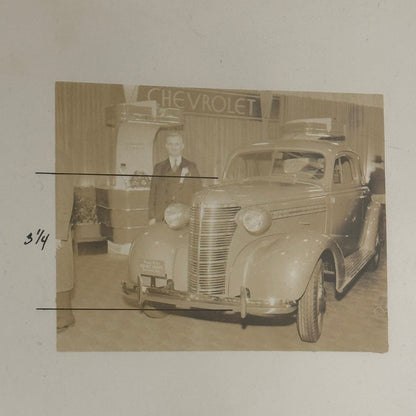 Vintage Chevrolet Sport Coupe Car Photo Photograph Print