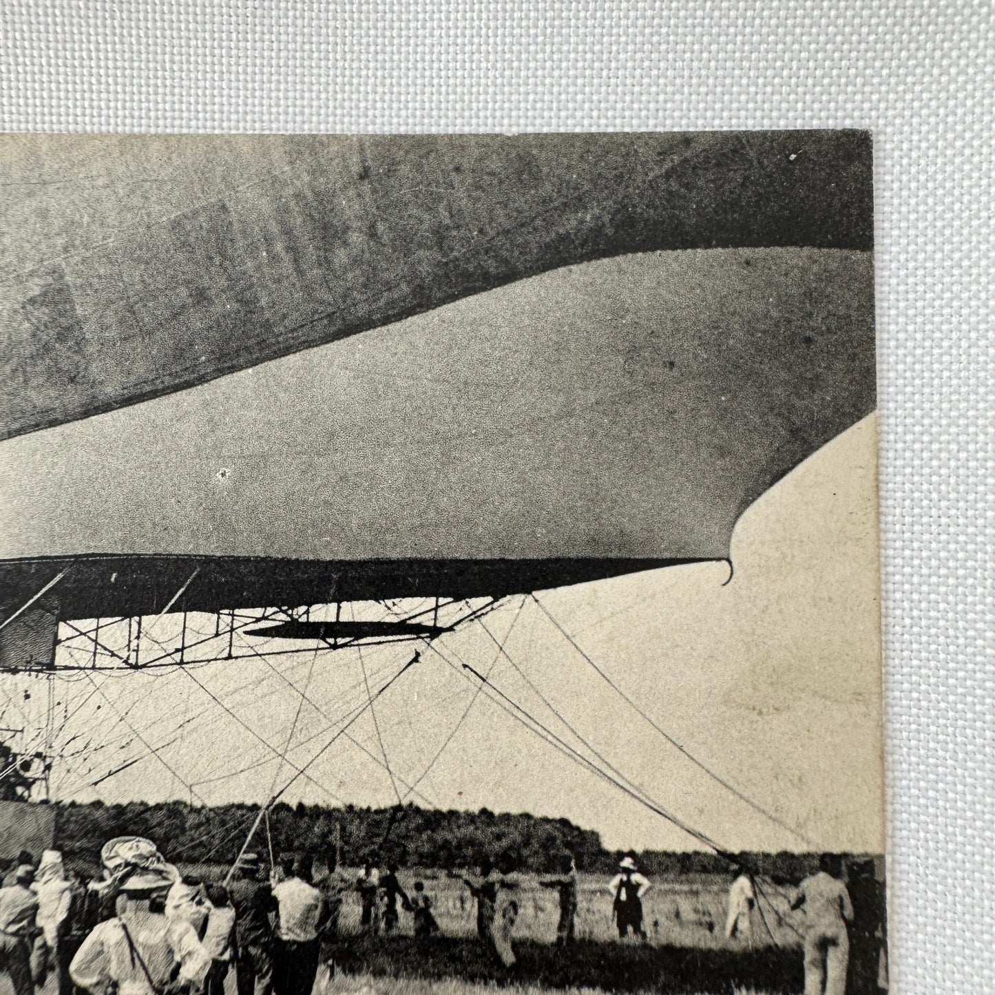Vintage Zeppelin Airship Dirigible Postcard Post Card French