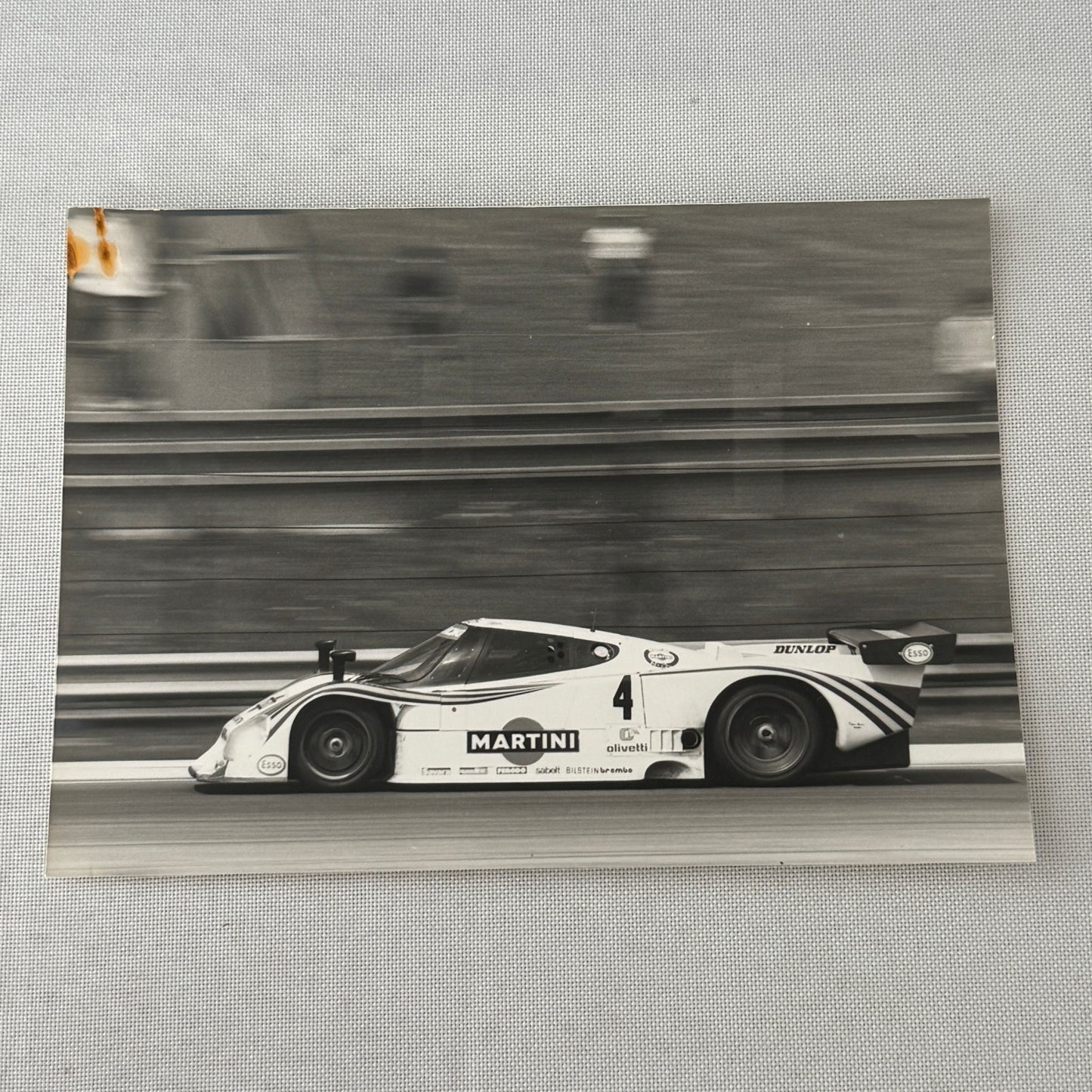 Monza 1000 KM Lancia Martini Racing Car Photo and Press Release Vintage