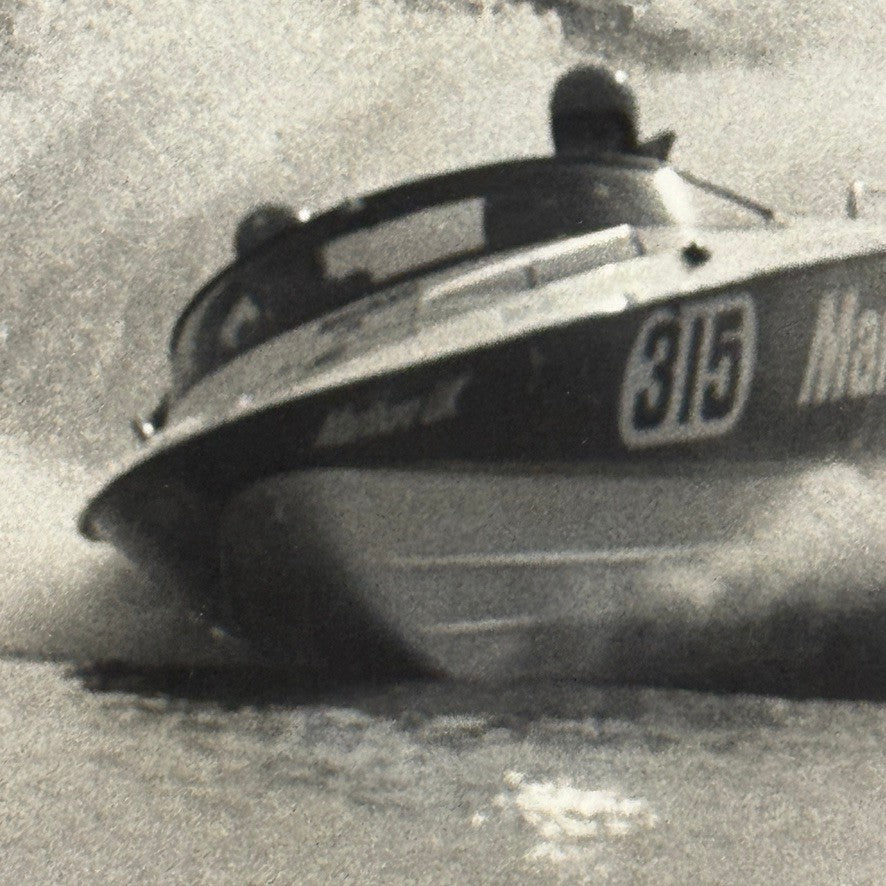 Vintage Motor Boat Racing Press Photo Marlboro Livery John Stokes 1974