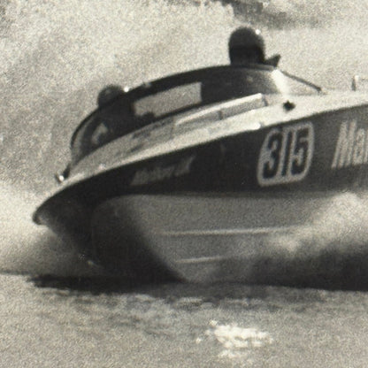 Vintage Motor Boat Racing Press Photo Marlboro Livery John Stokes 1974