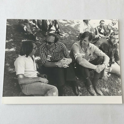 Vintage 1976 Formula 2 F2 Pau Grand Prix Racing Photo Ken Tyrrell Frank Williams