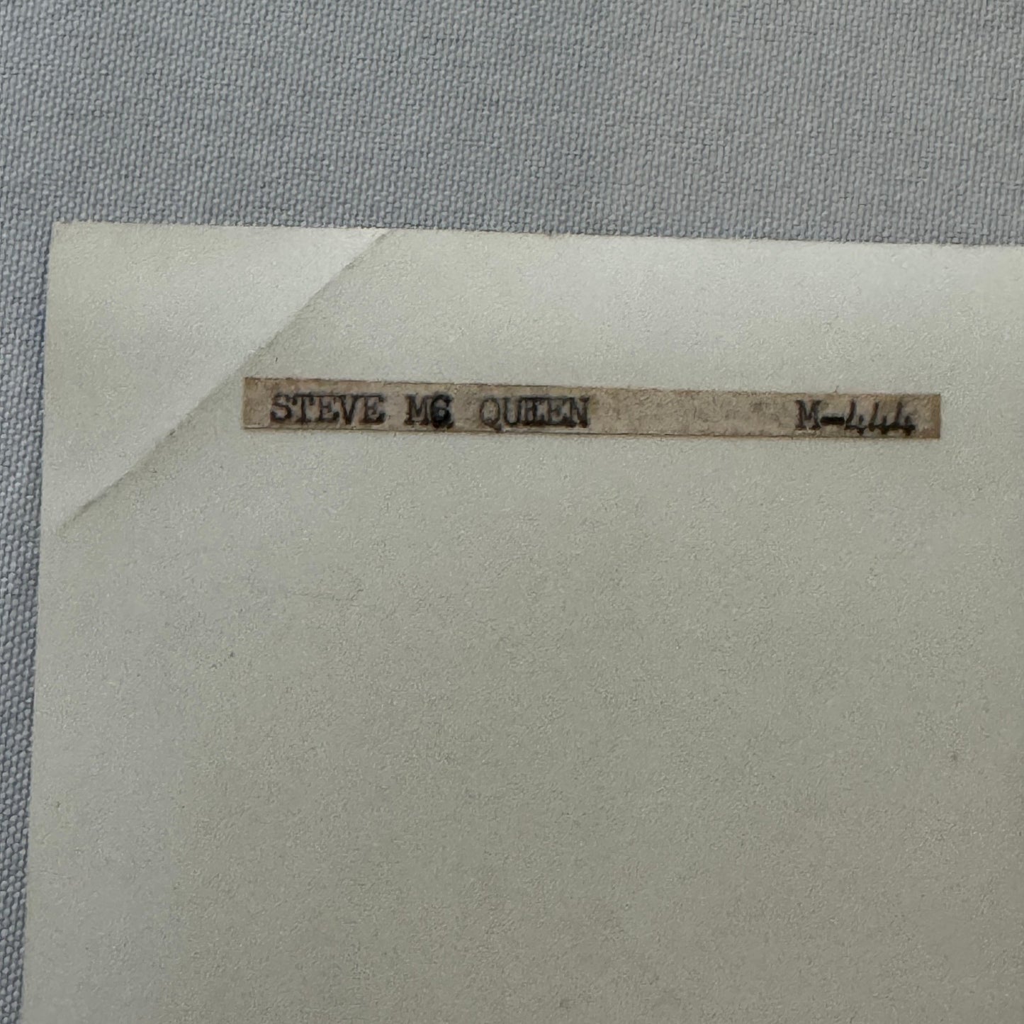 Vintage Steve McQueen Photo Actor Movie Film EFE Press Photo Photograph Print