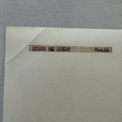 Vintage Steve McQueen Photo Actor Movie Film EFE Press Photo Photograph Print